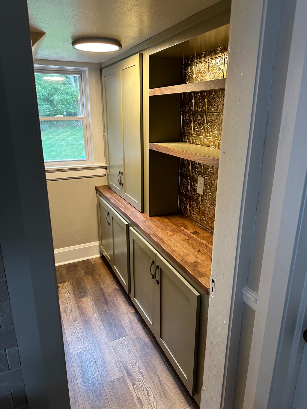 Small Pantry with Custom Cabinets and&nbsp;Shelving
